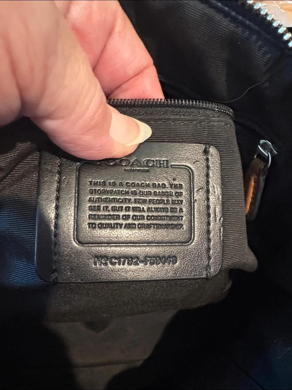 Coach mini satchel